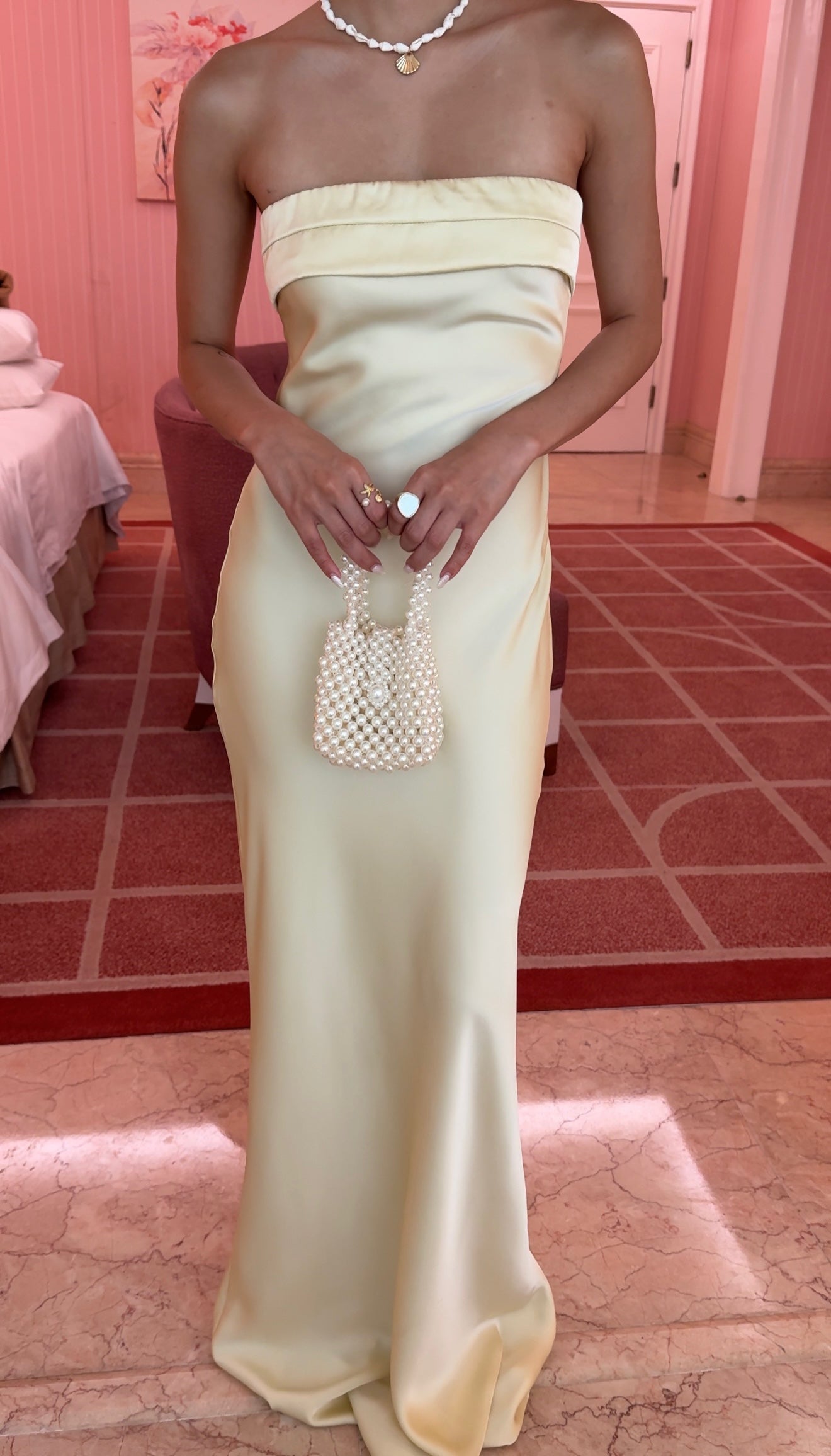 Camellia Dress (Butter Yellow)