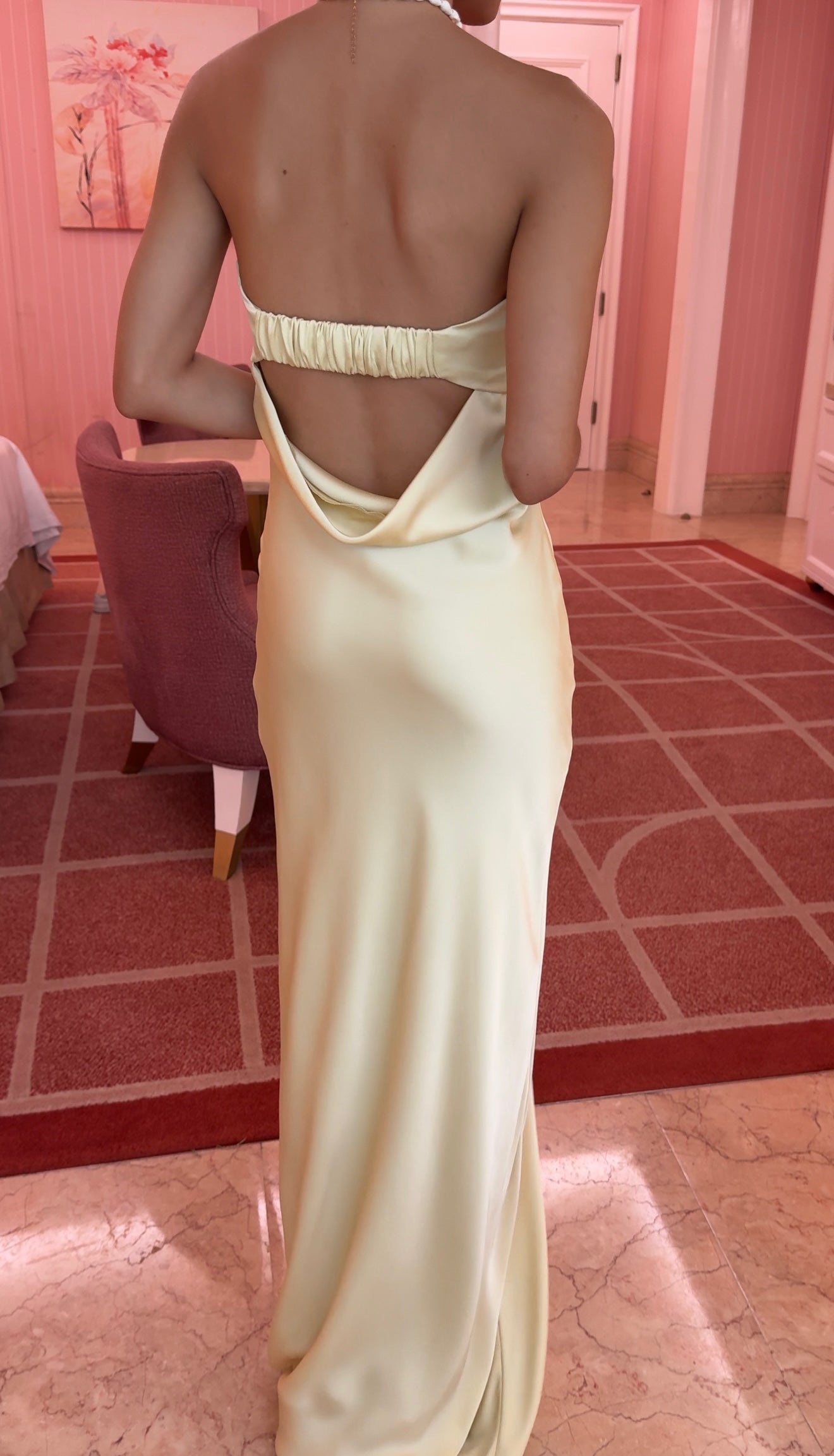 Camellia Dress (Butter Yellow)