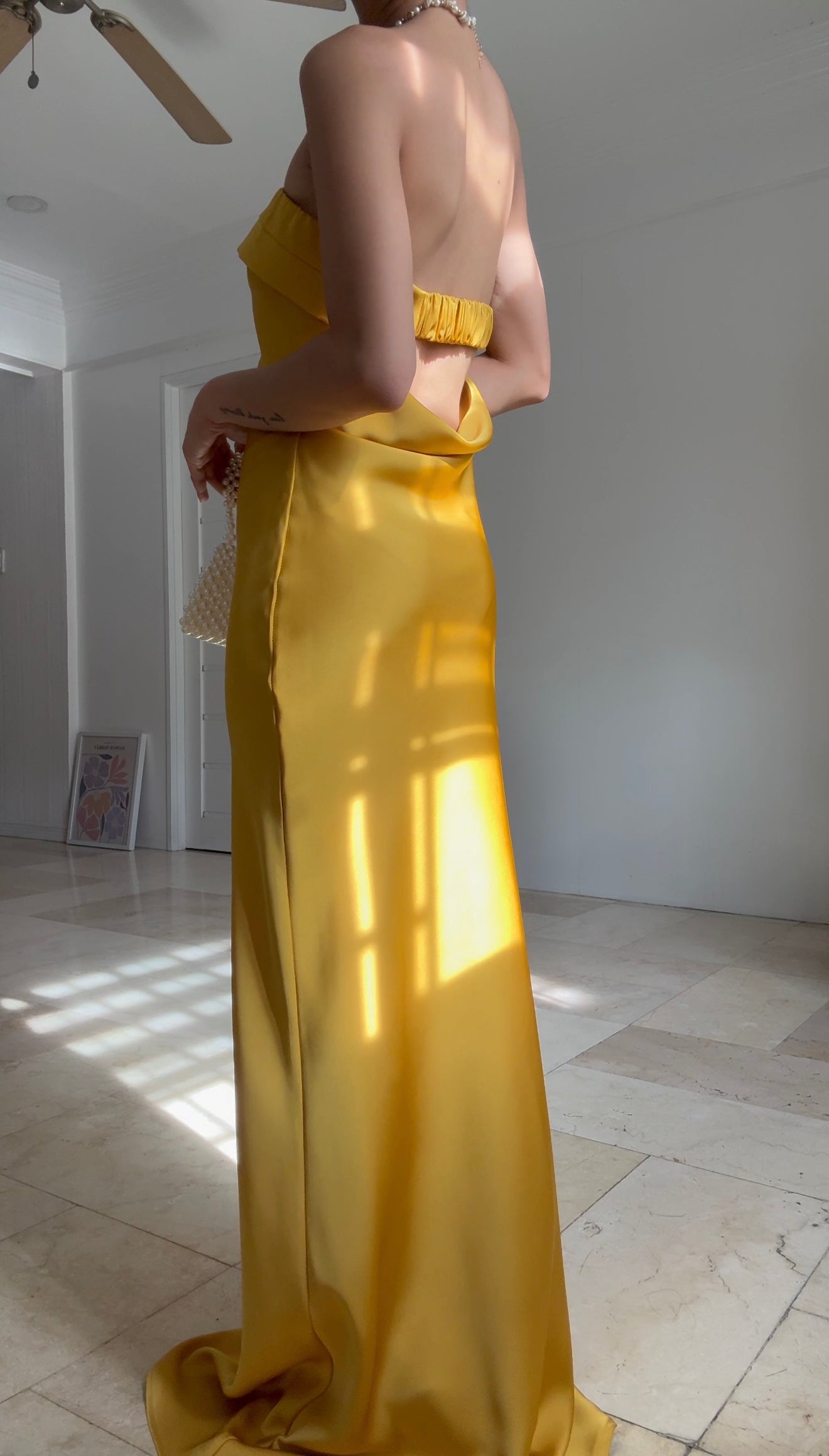 Camellia Dress (Golden Yellow)