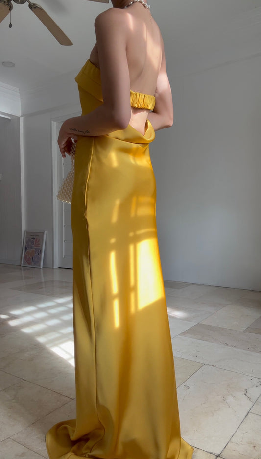 Camellia Dress (Golden Yellow)
