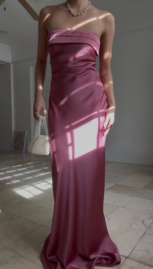 Camellia Dress (Purplish Pink)