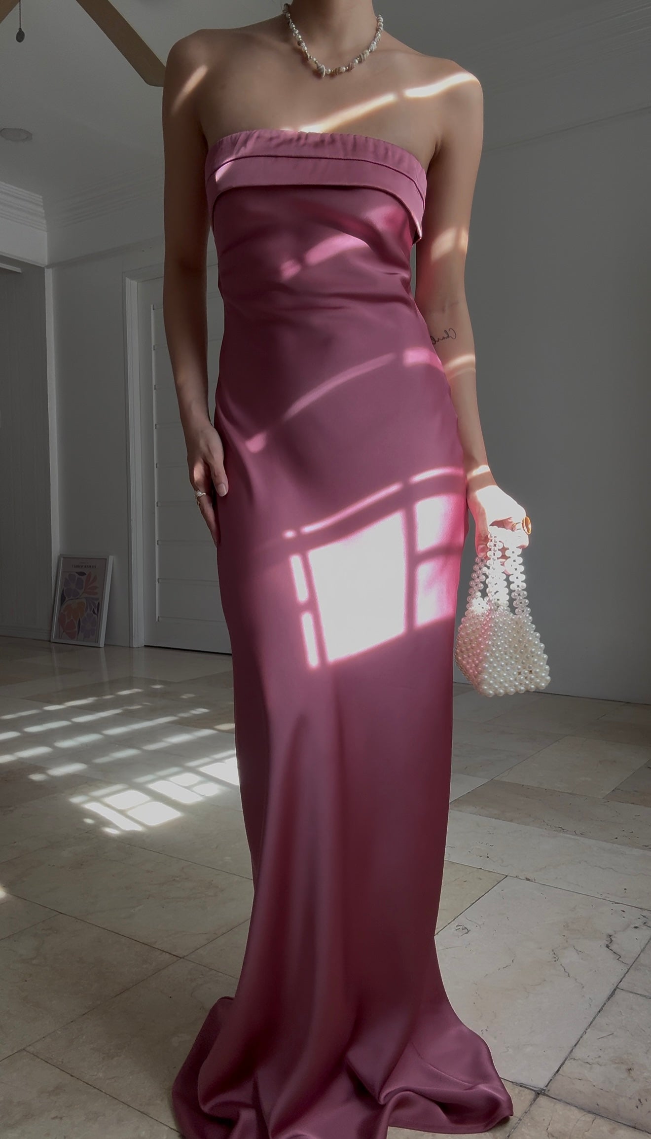 Camellia Dress (Purplish Pink)