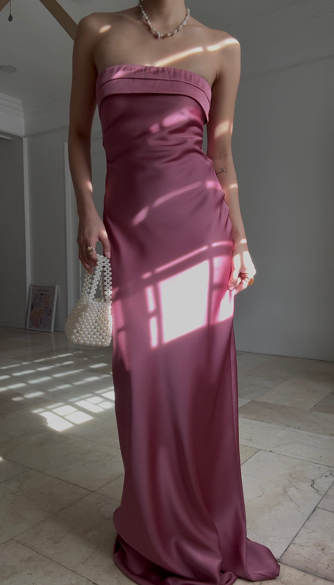 Camellia Dress (Purplish Pink)
