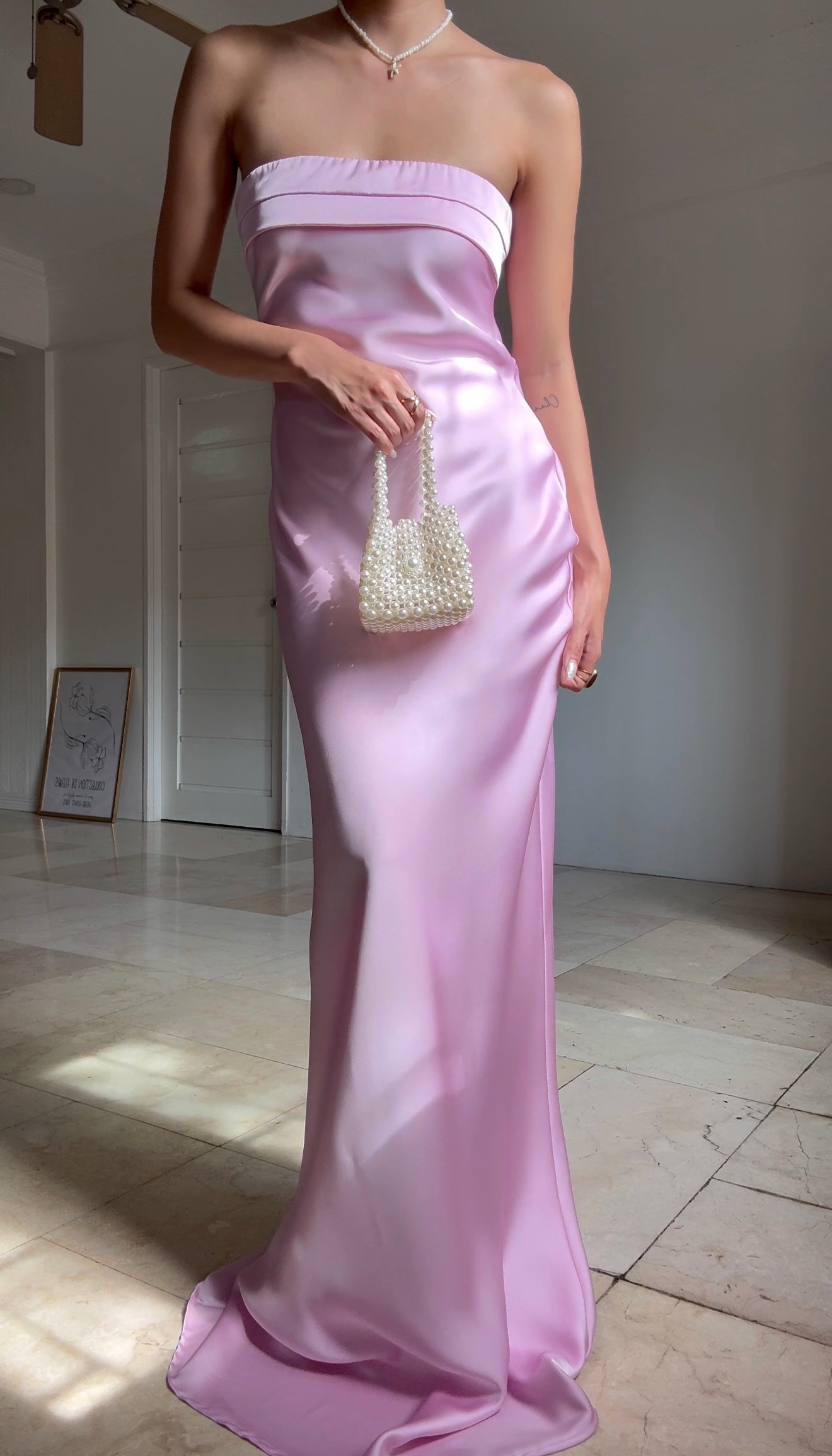 Pre-order: Camellia Dress (Pink)