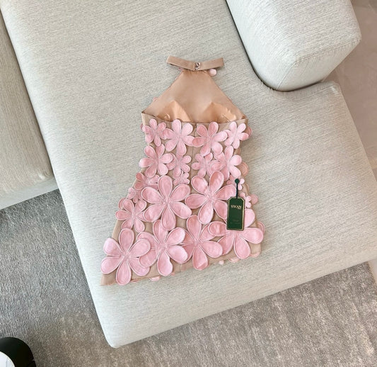 Pre-order: Semara Dress (Pink) - Padded