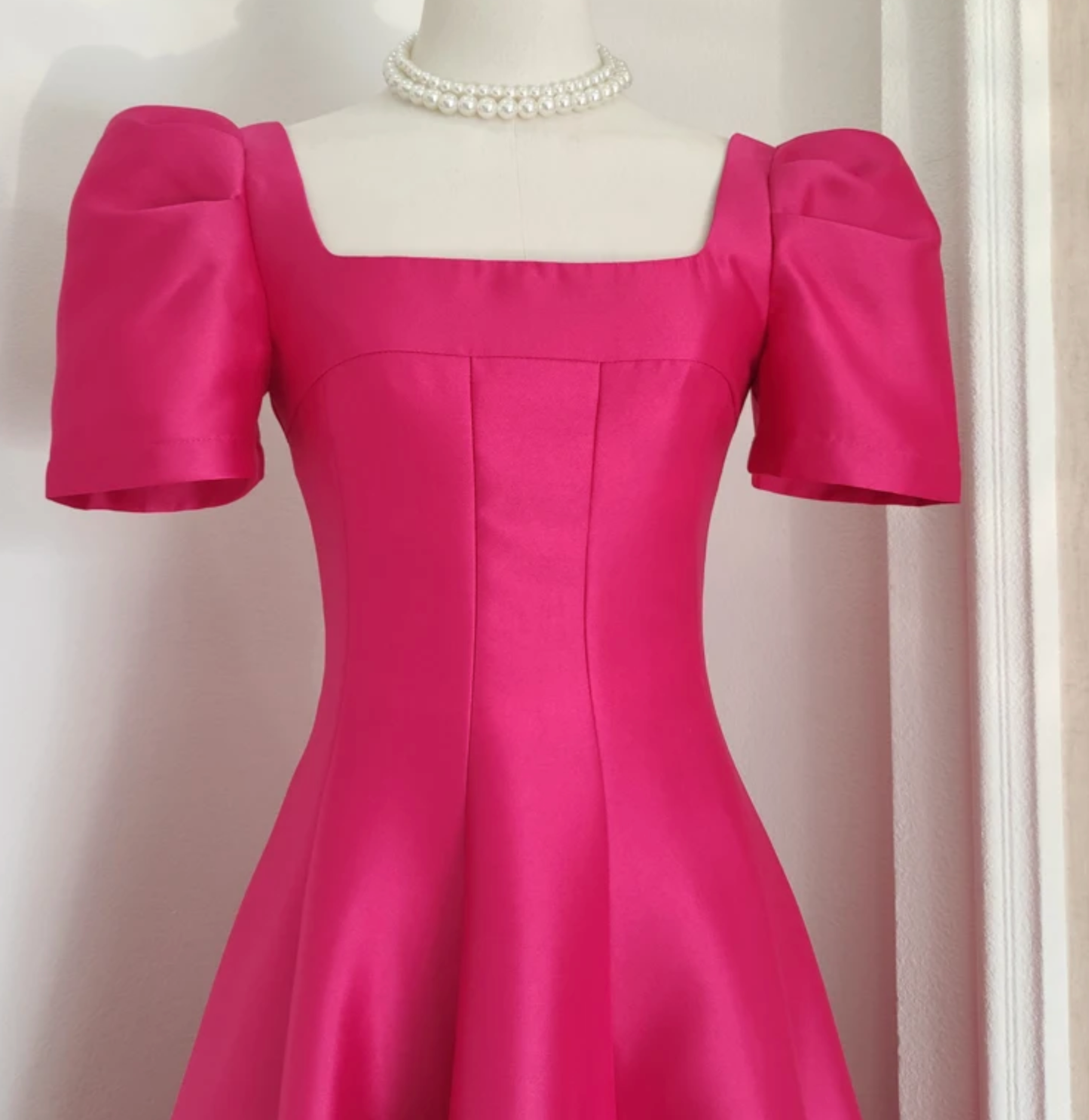 Pre-order: Agatha Puff Sleeve Dress