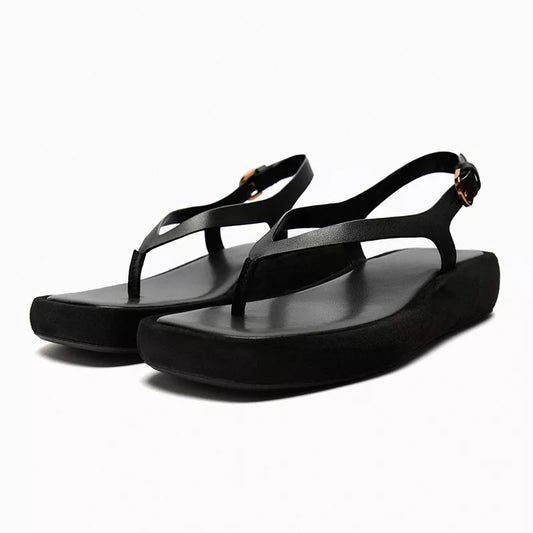 Pre-order: Gila Black Sandals