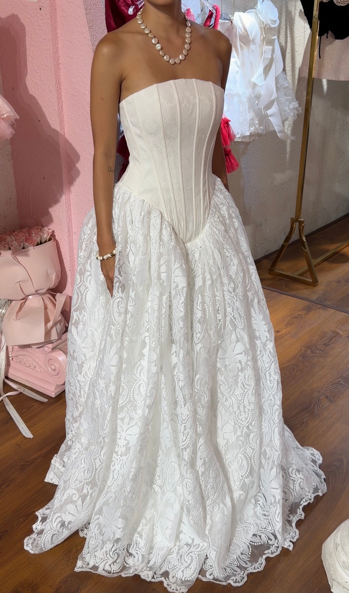 Pasabuy Extras: Lace Princess Dress by Kathy Atelier (PAPER BAG INCLUDED) - ALL SALES FINAL