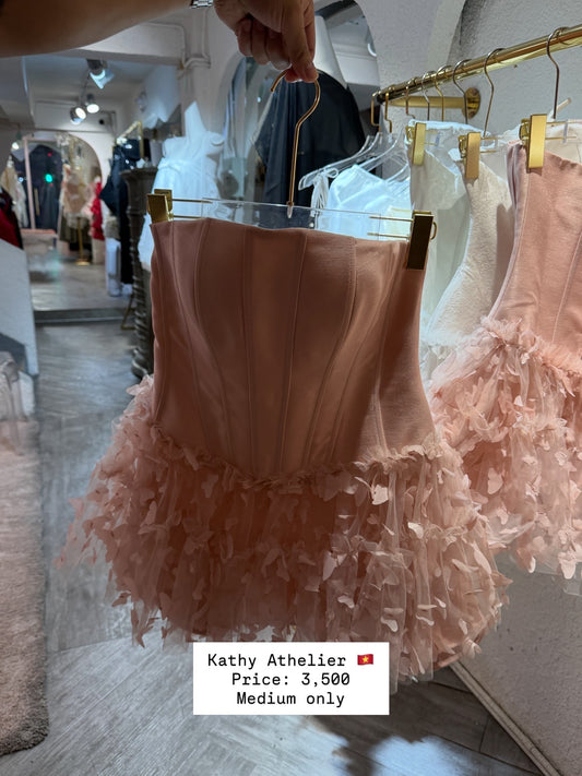 Butterfly Pink Dress - Authentic Kathy A. (Paper Bag Included)