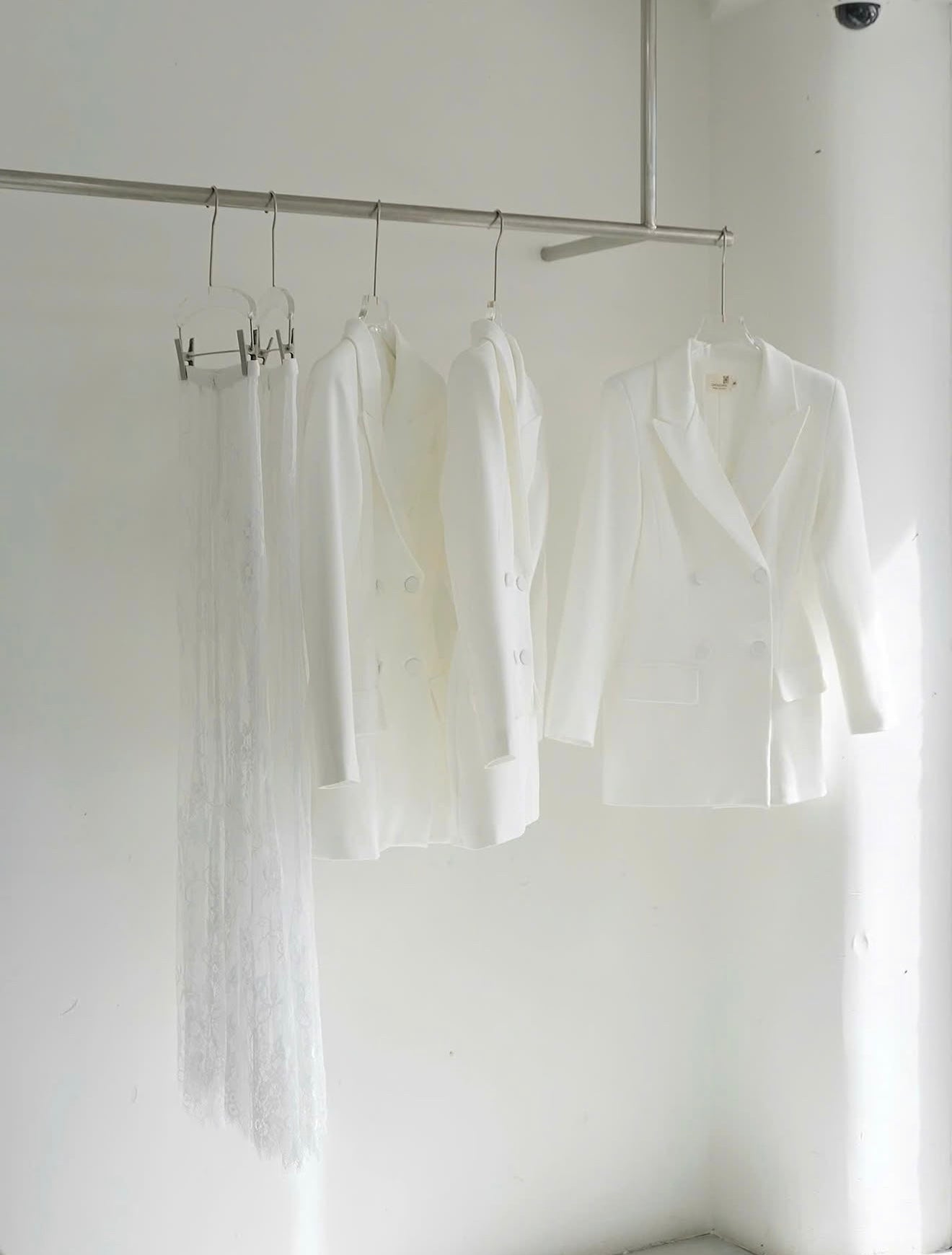 Jenna Oversized Blazer + Lace Skirt Set