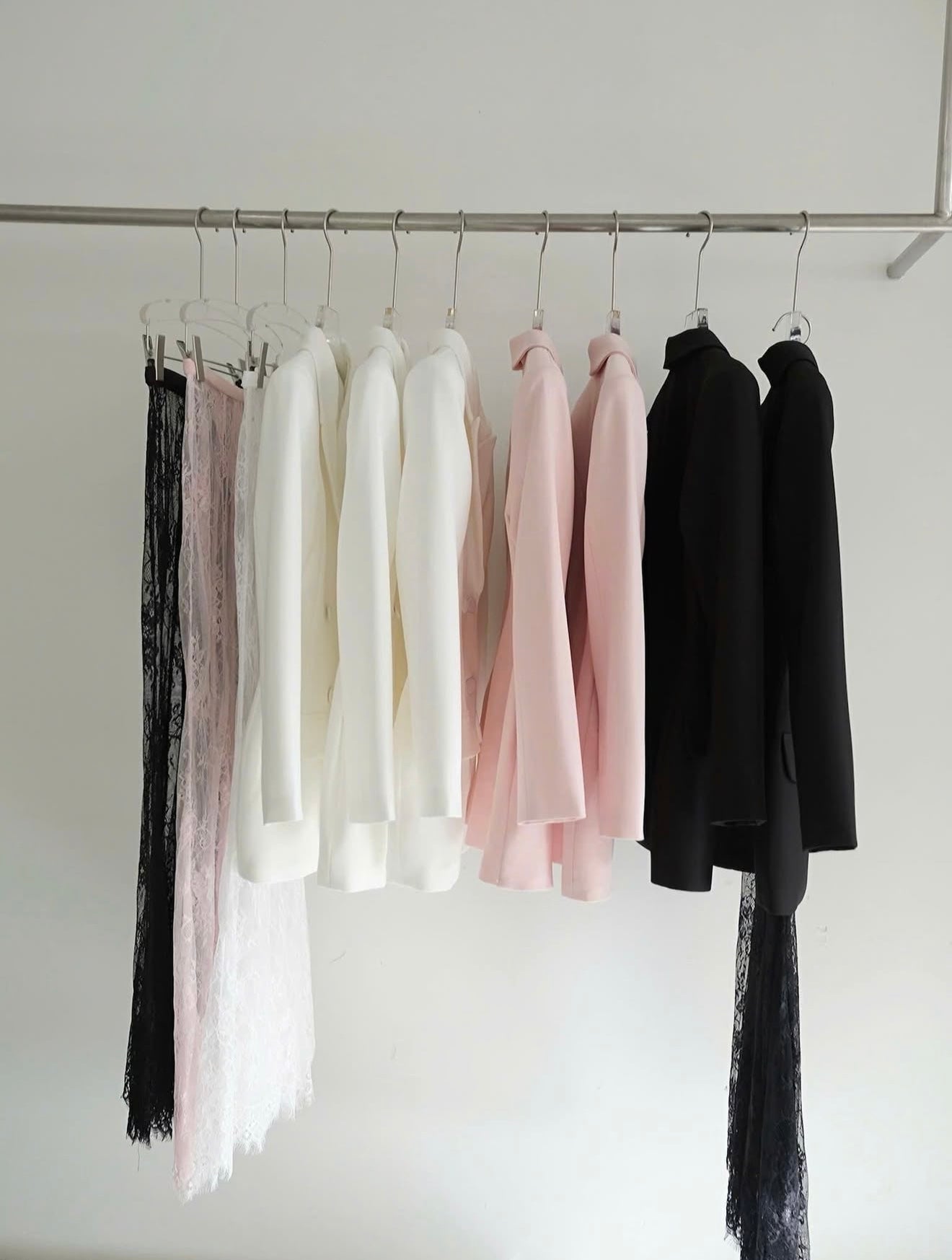 Jenna Oversized Blazer + Lace Skirt Set