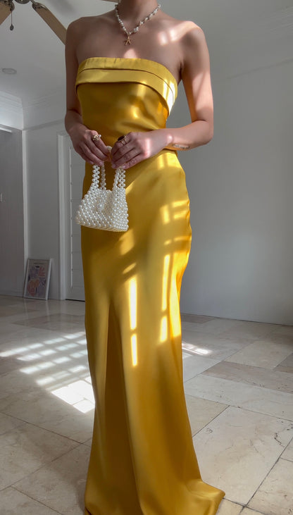 Camellia Dress (Golden Yellow)