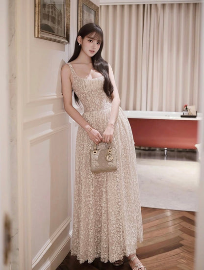 Tara Dress (Nude Cream)