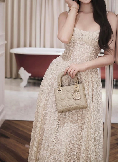 Tara Dress (Nude Cream)