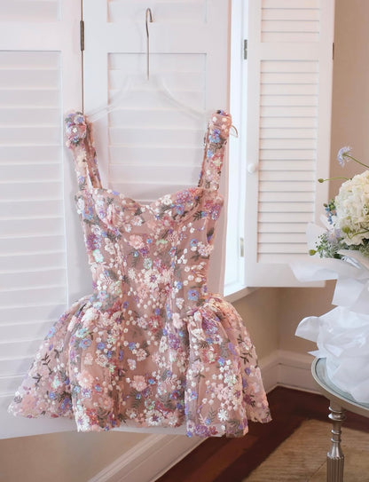 Marieta Dress (Purple Pink)