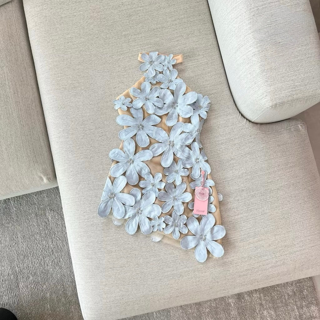 Pre-order: Semara Dress (Not Padded) - Blue