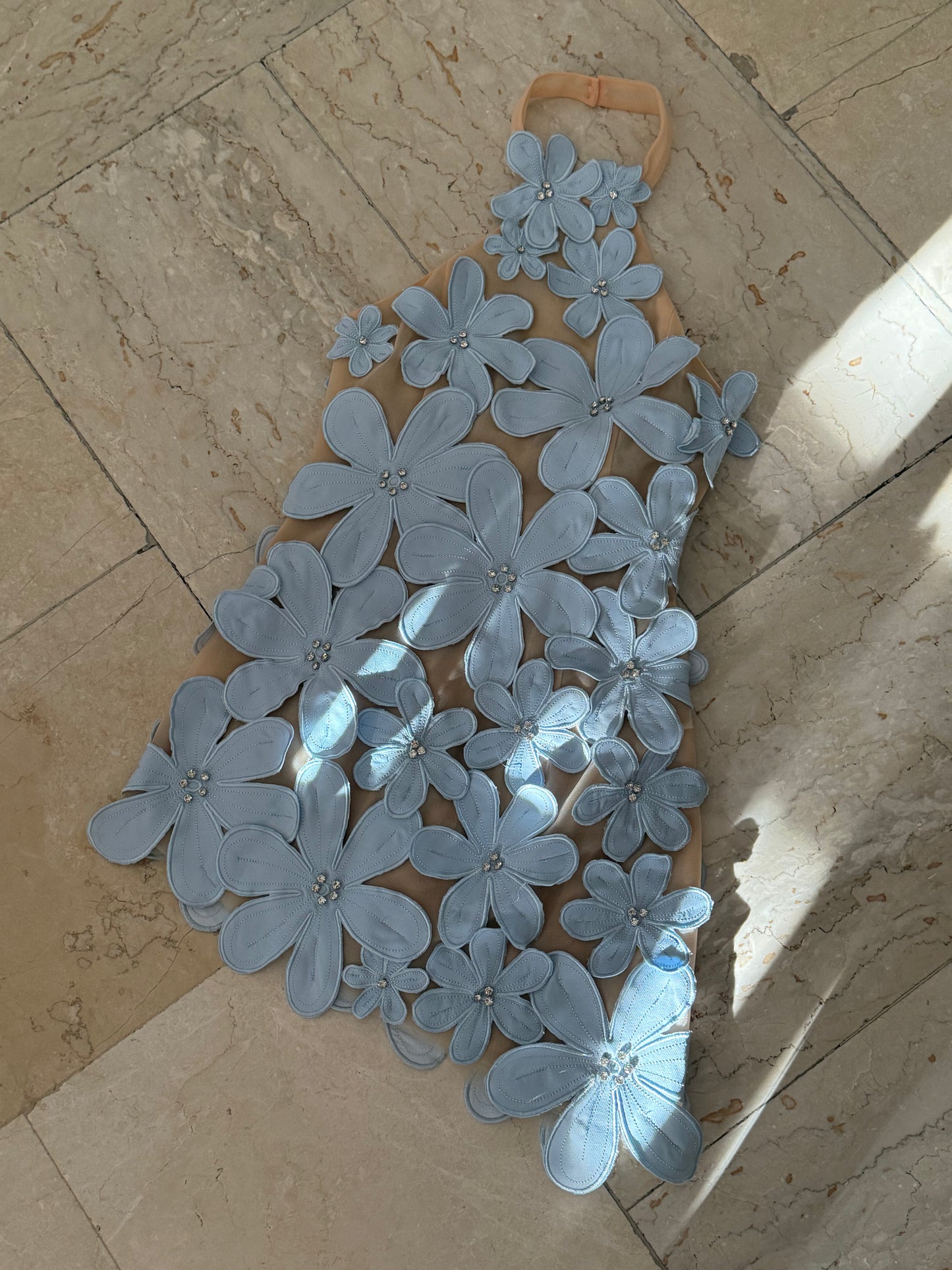 Pre-order: Semara Dress (Not Padded) - Blue