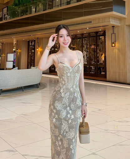 Pre-order: Amaliana Dress (NEW AND IMPROVED VERSION) - PADDED