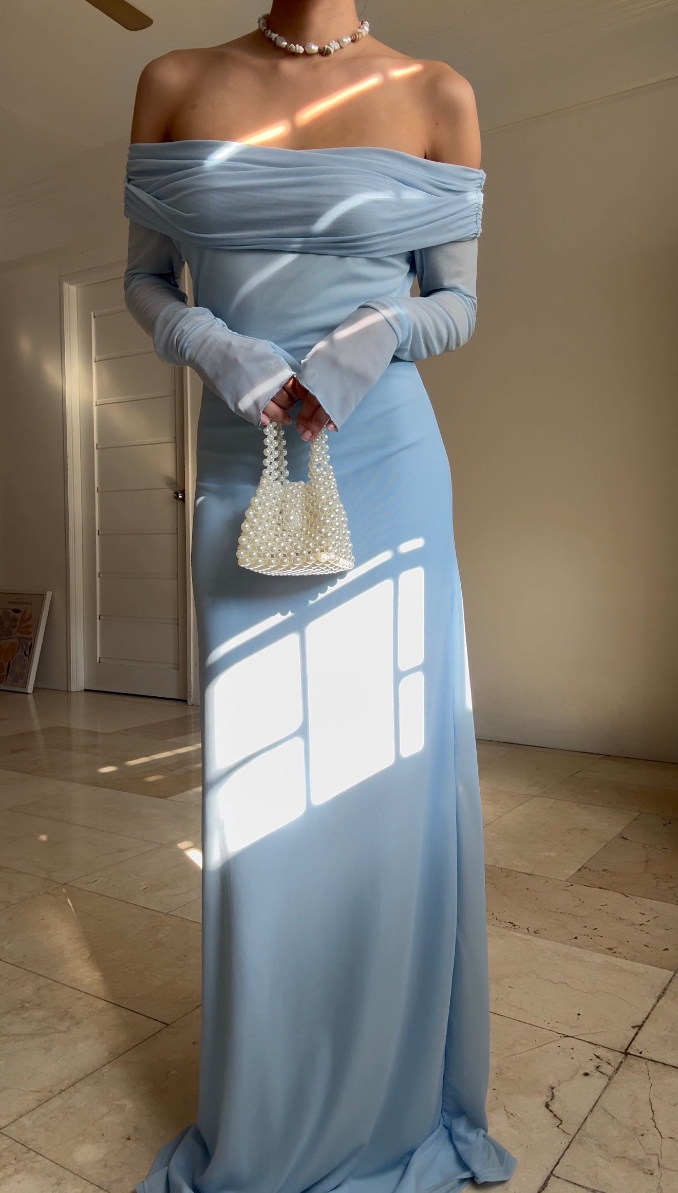 Pre-order: Daniella Dress (Light Blue)