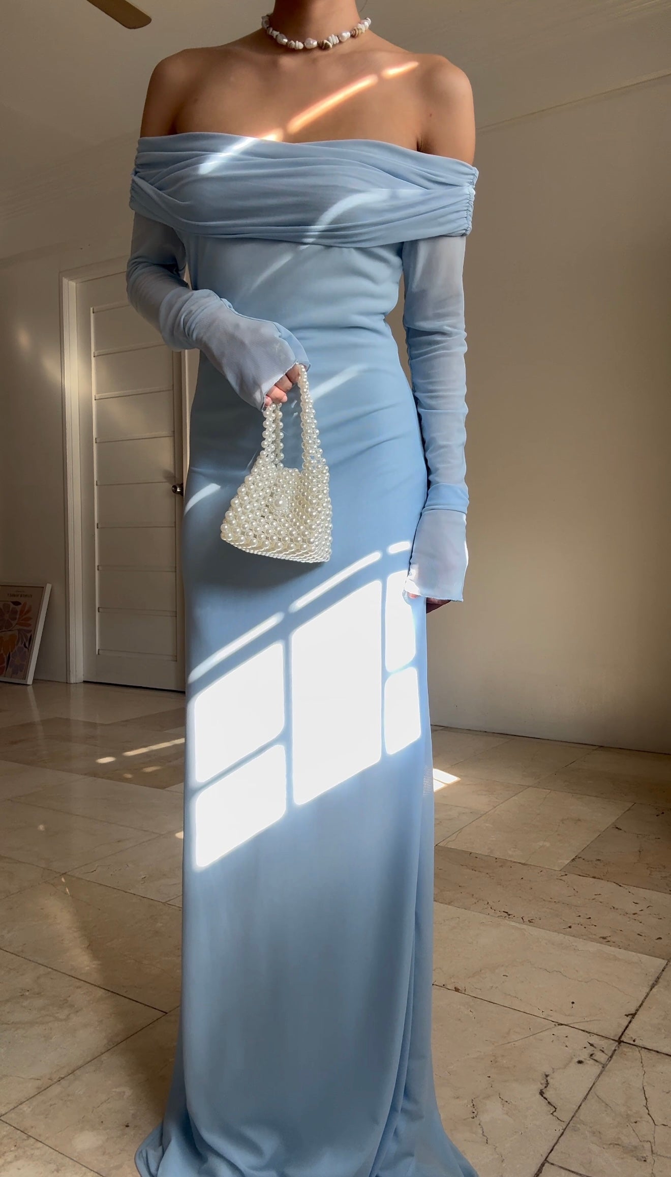 Pre-order: Daniella Dress (Light Blue)