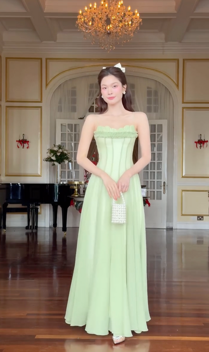 Pasabuy Extras: Matcha Dress by So Vintage (PAPER BAG INCLUDED)
